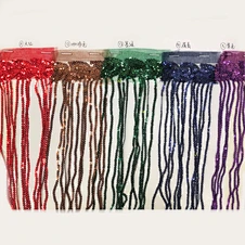 ball fringes beaded fringes